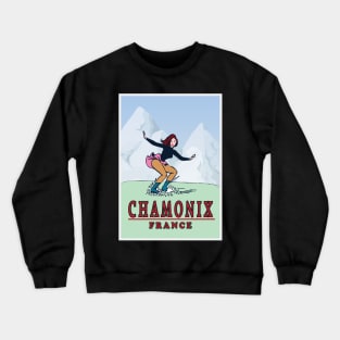 Chamonix,France Crewneck Sweatshirt